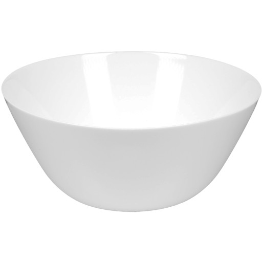 BIELA MISKA NA ŠALÁT 24CM OPÁL