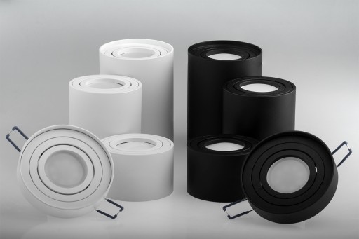 Halogénové stropné stropné svietidlo TUBA SPOT LED Movable Black