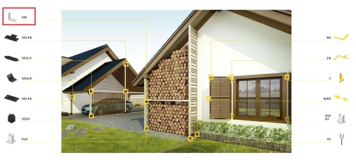 KM4 MONTÁŽNY UHOL TESÁRSKY SPÁR 60x60x60 POZINKOVANÝ 10 ks DOMAX