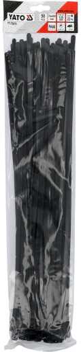 PLASTOVÉ SVORKY YATO, ČIERNA, 7,6x450mm, 50 ks. TRITITES