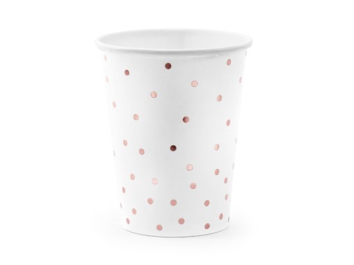Dot poháre, biele, 260 ml