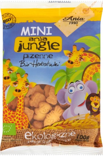 ANIA Bio sušienky Mini Jungle 100g