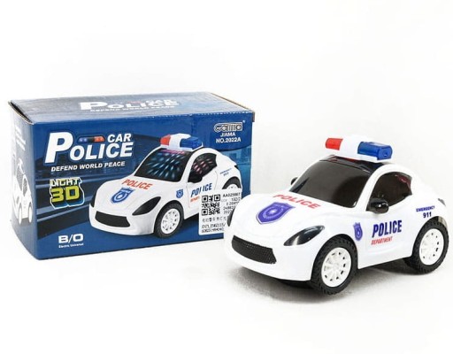 AUTOPOLICIA POLICAJNÉ AUTO 3D SVETLÁ ZVUK NA BATÉRIU