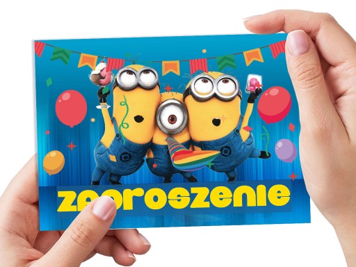 POZVÁNKA MINIONS NA NARODENINY DIEŤAŤA + OBÁLKA ZDARMA