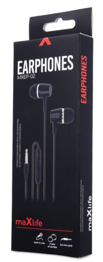 Slúchadlá + mikrofón pre telefón 3,5 mm jack pre kábel do uší pre telefón