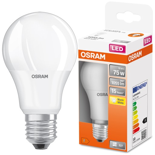 E27 LED žiarovka 10W 75W 1055lm 2700K Teplá OSRAM