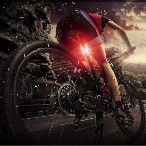 LED CYKLISTIKA PREDNÁ + ZADNÁ - VODEODOLNÁ - SET - CE