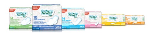 Slipové vložky, 100% organická bavlna, 35 ks, Vivicot BIO
