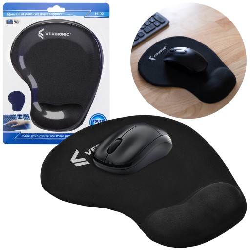 GEL Ergonomická podložka pod myš s vankúšikom na zápästie