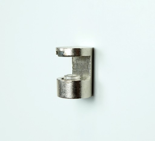 1x Podpera sklenenej police, 5mm kolík, nikel
