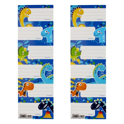 STARPAK ŠKOLSKÉ NÁLEPKY NA ZOBOOK, 6 KUSOV DINO