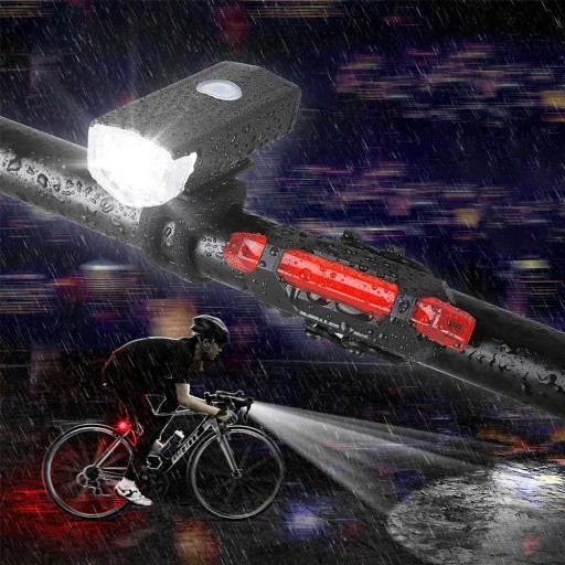 SADA SVIETIDIEL SÚPRAVA SVIETIDIEL NA BICYKEL PREDNÁ ZADNÁ LED SADA NA BICYKEL SILNÁ