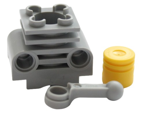 LEGO Technic piest/valec/hlavný motor (2850/4234251/2851/2852)