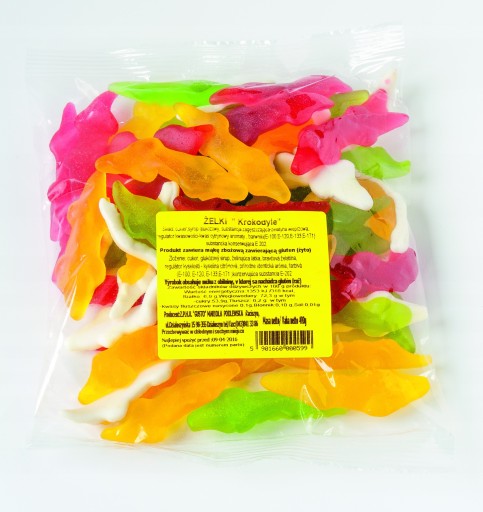 GUSTO CROCODILES 400G želé