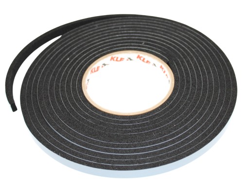 EPDM tesnenie z mikrogumy, hrúbka 5 mm, hrúbka 6 mm/5 m