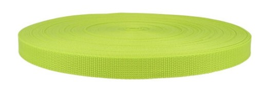 NOSNÁ PÁSKA 20mm DÁMSKY POPRUH LIME 2cm - 10 metrov