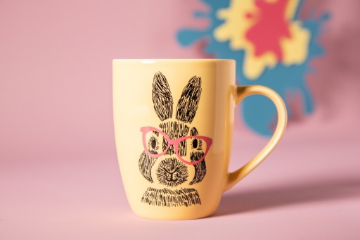 Hrnček so zajačikom na kávu, čaj, Easter Altom Design Colorful 300 ml
