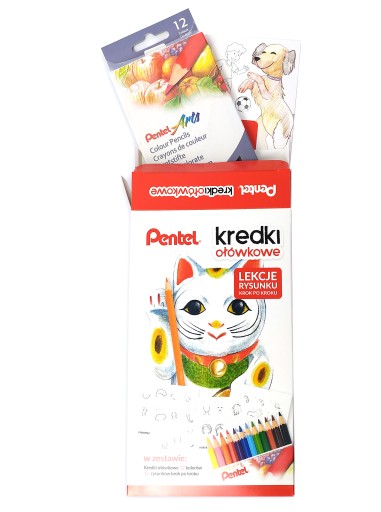Sada pasteliek CB8-12 + LEKCIE KRESLENIA