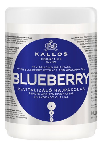 Kallos Čučoriedková maska na vlasy s extraktom 1000 ml