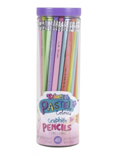 Colorino pastelová grafitová ceruzka s gumou