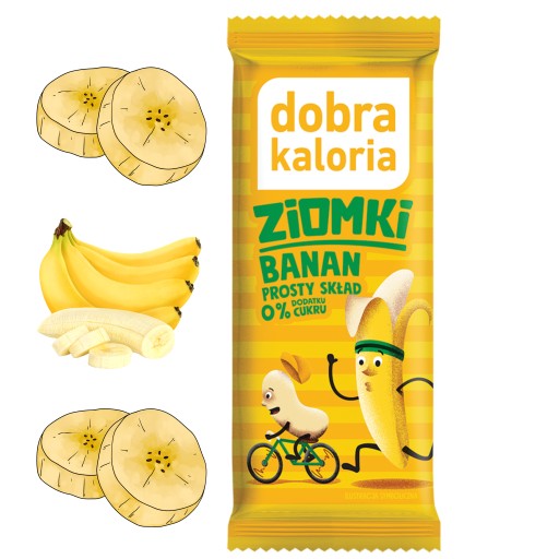 Ziomki tyčinka Banana Nut bez cukru DOBRÉ KALÓRIE