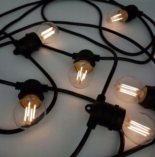 LED žiarovka E27 Filament 2W Edison Decorative G45