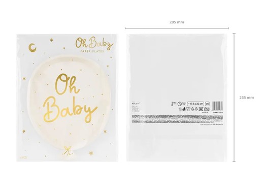 Oh baby mix taniere 17,5x22 cm (1 balenie / 6 ks) Party Deco