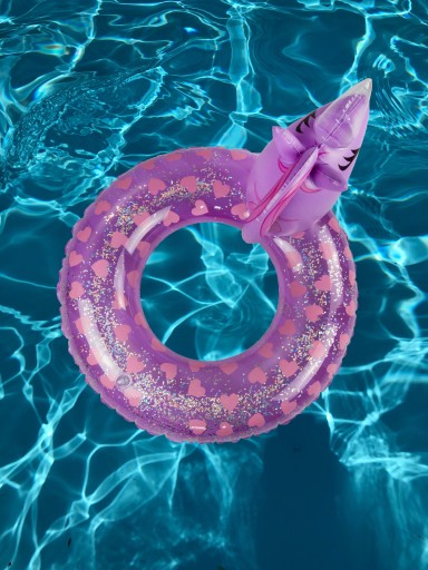 NAFUKOVACIE KOLESO NA PLÁVANIE PONY RUŽOVÝ Prsteň