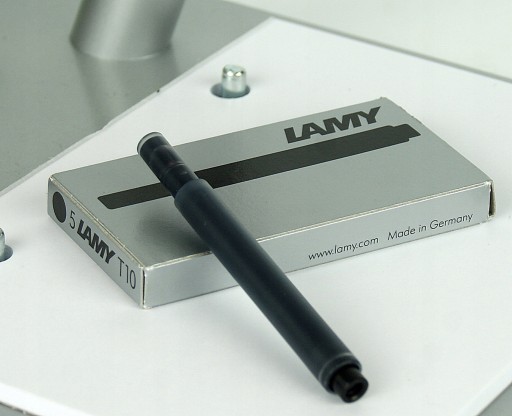 Čierne kazety Lamy T10, balenie po 5 ks