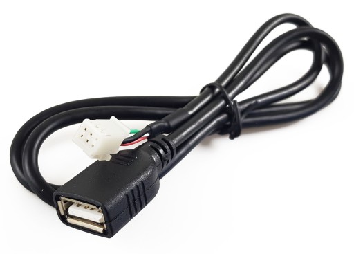 KONEKTOROVÝ KÁBLOVÝ ADAPTÉR USB PRE ANDROID RÁDIO 6 PIN