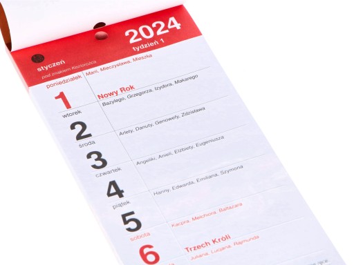 Kulinársky týždenný kalendár na rok 2024 HOME recepty