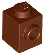 LEGO 87087 TEHLA 1x1 hnedá == (3g) 6 ks.