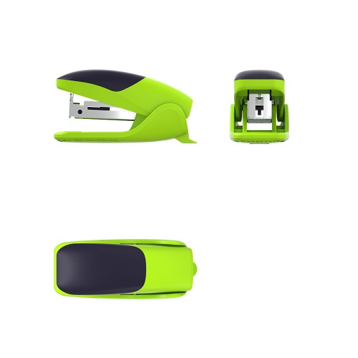 ErichKrause ErgoLine Neon N10 mini zošívačka, do 15 listov, zelená 1 ks.