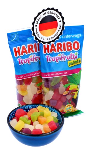 HARIBO MINI Tropické ovocné želé 75g DE