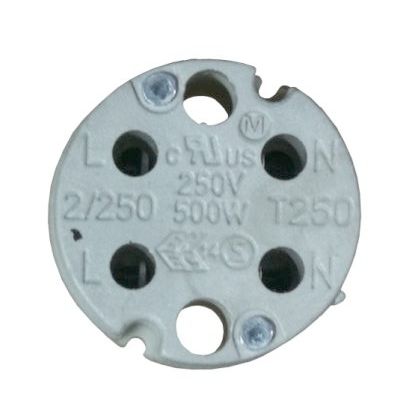 Závitová objímka G9 so závitom 20,8 mm, porcelán, keramika, komplet