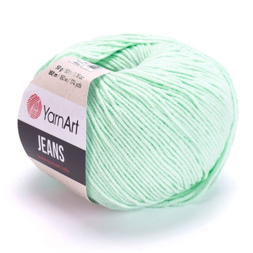 YARNART JEANS 79 mint priadza