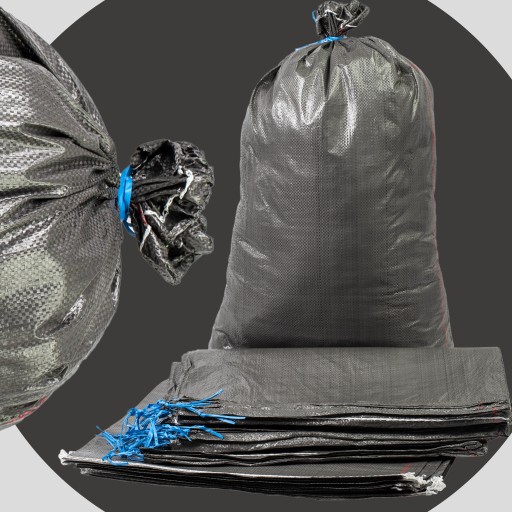 25kg vrecia na suť, uhlie 50x80 s čiernym záťahom