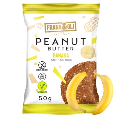 Arašidové maslo a banánový koláčik pre vegánov Vege fit