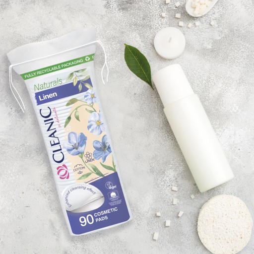 Vatové tyčinky Cleanic Naturals Linen 1-9 balení