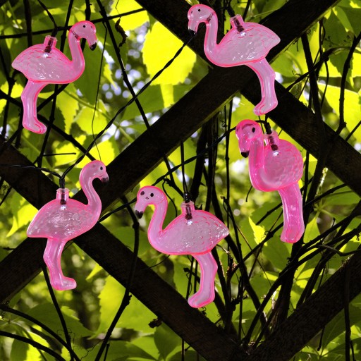 SOLAR GARDEN GARLAND dekoračné PLAMENIKY 10 LED