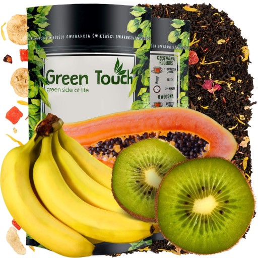 POKUSNÉ OVOCIE čierny čaj, banán, kiwi, ruža, 50g
