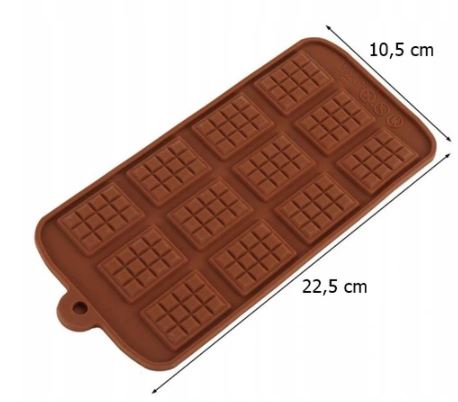 SILIKÓNOVÁ FORMA NA MINI ČOKOLÁDU ČOKOLÁDOVÁ TABUĽKA PRALINE ĽADOVÁ