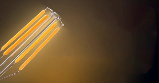 E27 G45 šedá Edison LED žiarovka, ozdobné vlákno, svetlá, účinná, dekoratívna