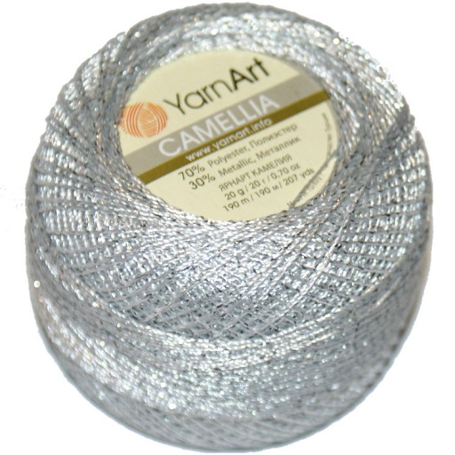 Šnúra CAMELLIA 11 SILVER 20g 190m YARNART14710