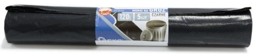 VEĽMI PEVNÉ VRECKÁ NA ODPAD 120L ROLEČKA 5 KS