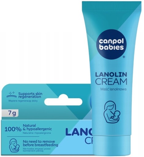 CANPOL PRÍRODNÝ LANOLÍN LANOLÍNOVÁ MASŤ NA NUŠLEKY NA NUŠLEKY 7g