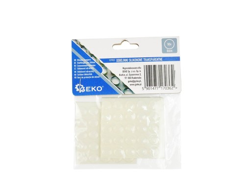 Priehľadné silikónové nárazníky - okrúhle pod m