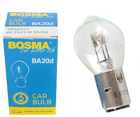 ŽIAROVKA 6V 25/25W BA20D WSK WFM SHL ROMET BOSMA