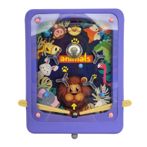 ZRUČNOSTNÁ HRA PINBALL fialová FLIPPER