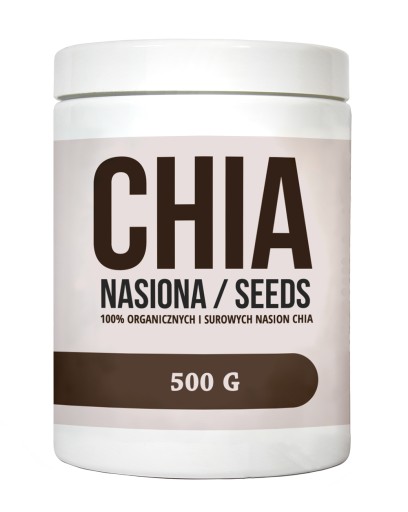 CHIA SEMIENKA Šalvia španielska VLÁKNINA 100% bio - 500 g